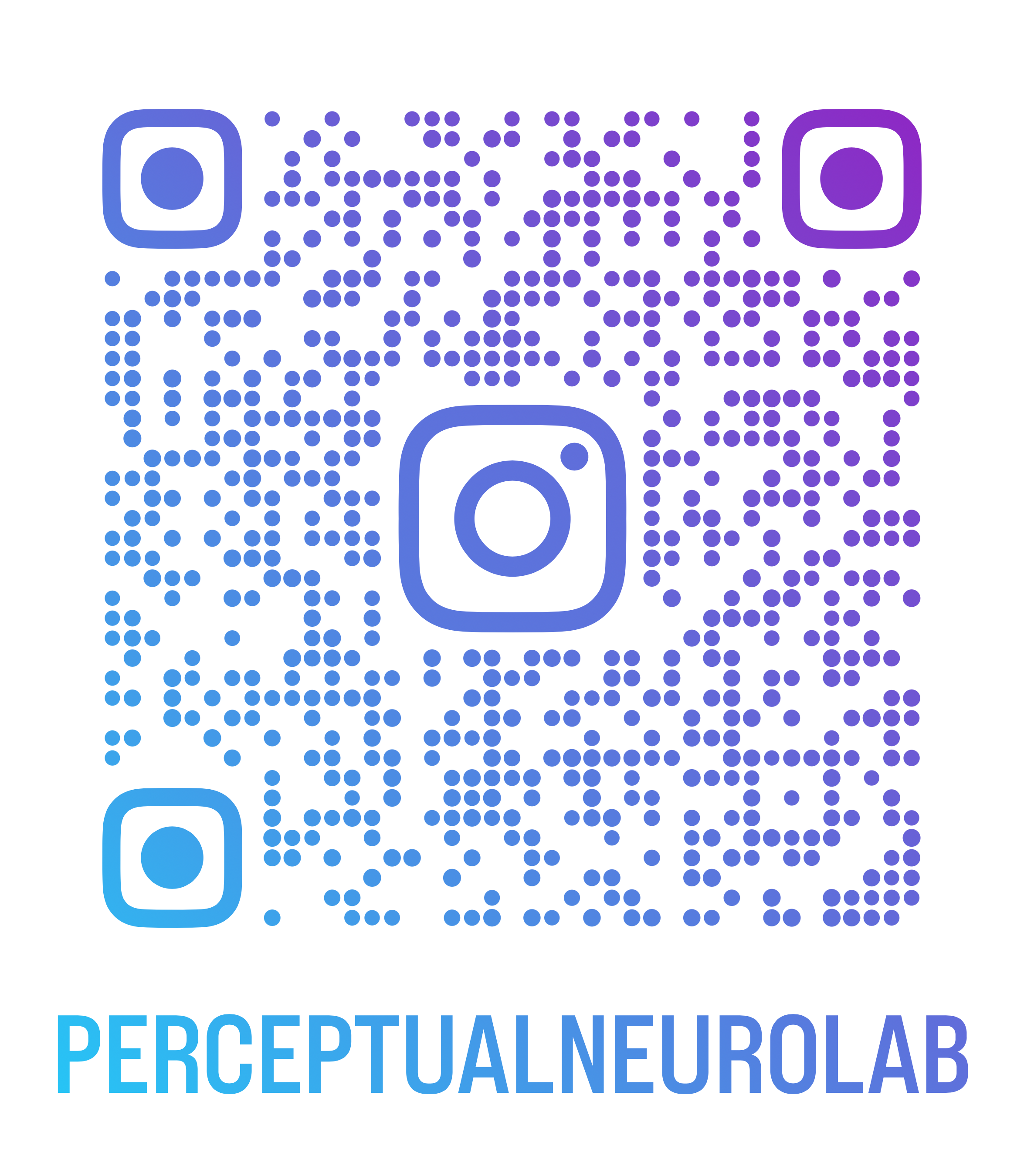 Perceptual Neuroscience Lab Instagram QR code